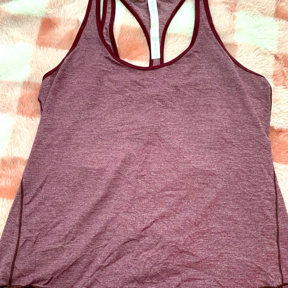 Lululemon Maroon Tank Top
